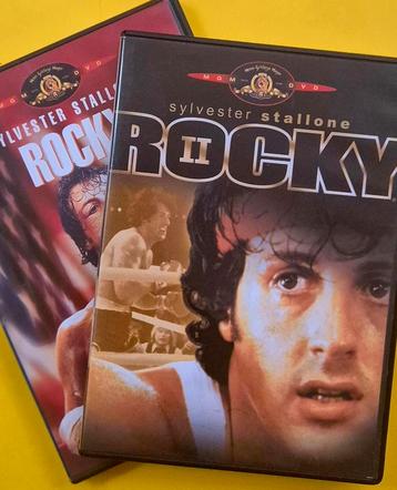 2x DVD Rocky 1 & 2 - Sylvester Stallone  beschikbaar voor biedingen
