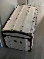 houten koffer, Ophalen, Gebruikt