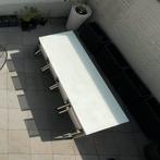 Tuintafelset Joli voor 8 personen, Tuin en Terras, Tuintafels, Ophalen, Gebruikt, Rechthoekig
