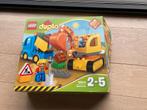 DUPLO Le camion et la pelleteuse 10812, Enlèvement ou Envoi, Comme neuf, Ensemble complet, Duplo