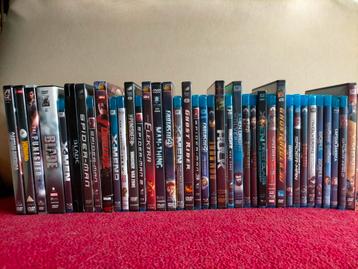 Marvel collectie 65 dvd/Blu ray, + DC collectie