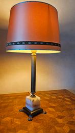 Bureaulamp met voet van onyxmarmer, 1960-1970 H62 cm., Ophalen