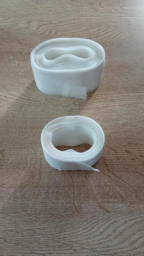 Zeer grote rollen witte linten, Hobby en Vrije tijd, Kralen en Sieraden maken, Zo goed als nieuw, Overige typen, Ophalen of Verzenden