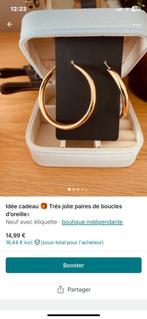 Idée cadeau  : boucles d’oreilles fantaisie neuve, Neuf, Enlèvement ou Envoi, Or, Autres matériaux