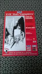 Flyer strips: Bal des Vampires (BIFFF), François Schuiten, Eén stripboek, Ophalen of Verzenden, Zo goed als nieuw