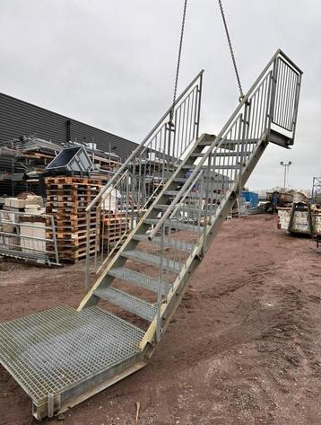 Gegalvaniseerde bordestrap steektrap wenteltrap evt 6 stuks, Enlèvement ou Envoi