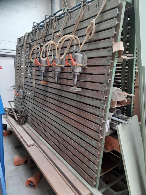 Dubbelzijdige pneumatische lijmpers., Doe-het-zelf en Bouw, Gereedschap | Overige machines, Gebruikt, Ophalen