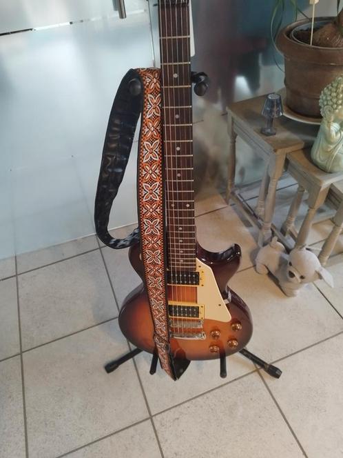 Epiphone Gibson electrische gitaar met toebehoren, Muziek en Instrumenten, Snaarinstrumenten | Gitaren | Bas, Zo goed als nieuw