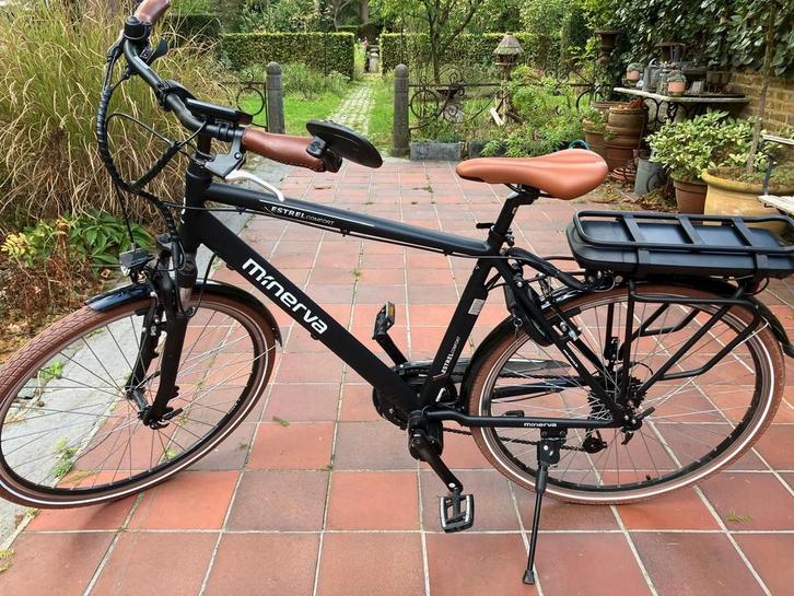 Elektrische herenfiets, Fietsen en Brommers, Elektrische fietsen, Zo goed als nieuw, Ophalen of Verzenden