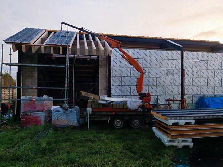 FERRARI laadkraan met benzinemotor 11pk. Hefvermogen 2.3T., Doe-het-zelf en Bouw, Bouwliften, Ophalen