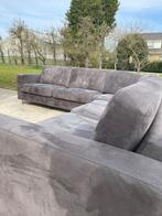GRATIS LEVERING HEEL BE Stoffen Grote Antraciet Hoekbank, Huis en Inrichting, Zetels | Zetels, 250 tot 300 cm, Hoekbank, 75 tot 100 cm
