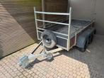 Aanhangwagen / remork / dubbelasser / 750kg, Auto diversen, Aanhangers en Bagagewagens, Ophalen, Gebruikt