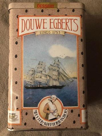 Boîte en fer blanc Douwe Egberts, Enlèvement ou Envoi, Comme neuf, Douwe Egberts