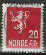 Noorwegen 1926-1929 - Yvert 115 - Leeuw en waardecijfer (ST), Postzegels en Munten, Postzegels | Europa | Scandinavië, Verzenden