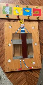 Prachtig Janbibejan spiegel en kapstok, Ophalen, Gebruikt, Spiegel