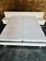 Auping bed 160 + elektrische spiraalbodems + matrassen, Huis en Inrichting, Slaapkamer | Bedden, Ophalen, Tweepersoonsbed met elektrisch verstelbare bodems