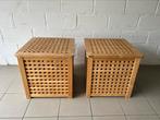 2 Ikea Hol vintage hour manden kisten, Huis en Inrichting, Ophalen, Gebruikt, 50 tot 100 cm, 50 tot 75 cm