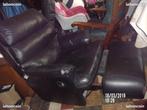 fauteuil relax cuir, Maison & Meubles, Enlèvement, Utilisé, Cuir