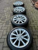 4 originele Audi velgen 17 inch met Dunlop Sportmaxx, Auto-onderdelen, Ophalen, 17 inch, Velg(en)