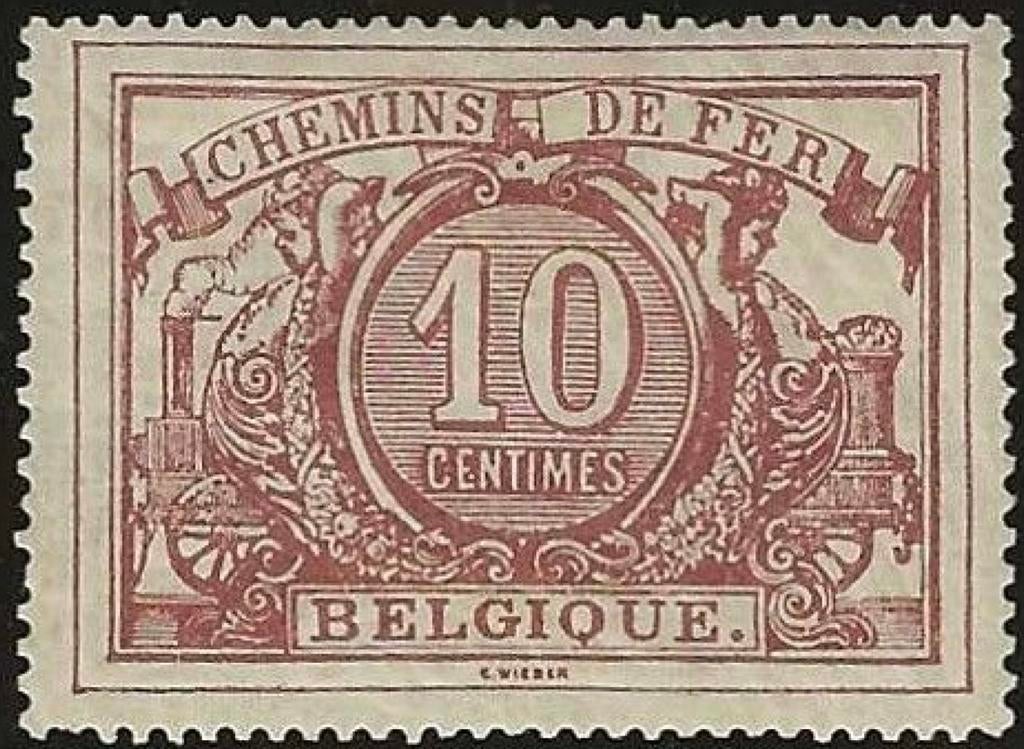 1882-94. SPOORWEGEN. (TR7)* MLH., Orginele gom, Ophalen of Verzenden, Postfris, Treinen