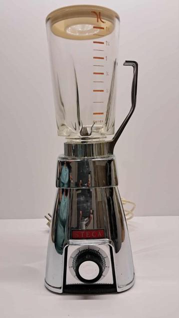 Blender STECA Vintage Chrome & Verre Pyrex – Années 70 beschikbaar voor biedingen