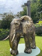 Éléphant en bronze, jardin, chambre de bébé, enceinte 100 cm, Enlèvement, Neuf, Synthétique, Animal