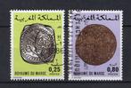 MAROC N 854A/854B estampillé 1980, Timbres & Monnaies, Timbres | Afrique, Enlèvement ou Envoi, Maroc, Affranchi