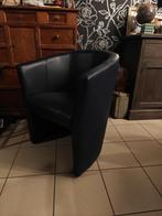 donkerblauw zeteltje, Huis en Inrichting, Stoelen, Ophalen, Gebruikt
