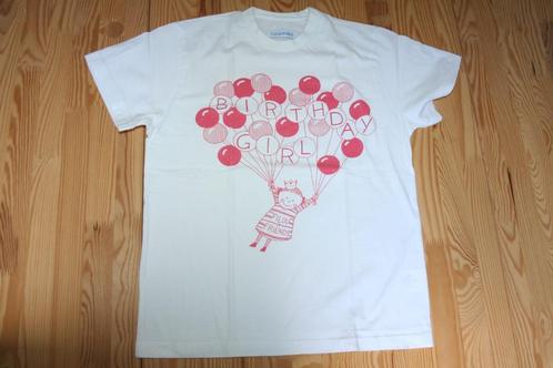 Maat 140 - Filou & Friends - verjaardags T-shirt meisje, Kinderen en Baby's, Kinderkleding | Maat 140, Zo goed als nieuw, Meisje