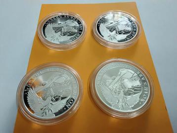 4x NOAH’S ARK 2025 ZILVEREN 1 OUNCE  beschikbaar voor biedingen