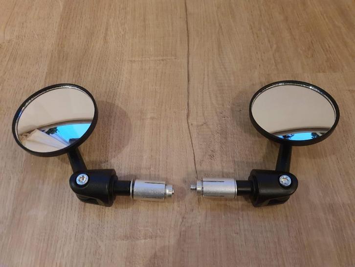 Bar-end spiegels stuureind compact 7cm, Motoren, Tuning en Styling, Ophalen of Verzenden