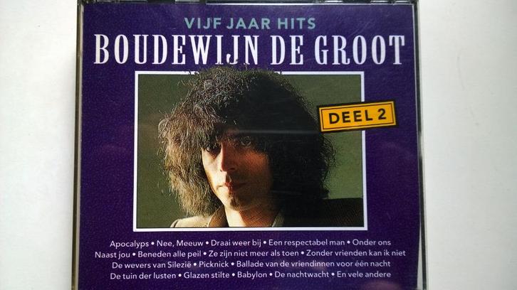 Boudewijn De Groot - Vijf Jaar Hits Deel 2, Cd's en Dvd's, Cd's | Nederlandstalig, Zo goed als nieuw, Pop, Verzenden