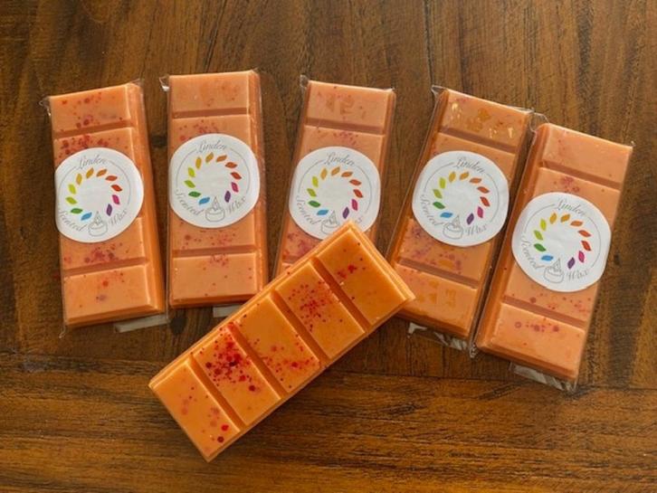 Snapbar waxmelt wax geur KANEEL / SINAASAPPEL, Huis en Inrichting, Woonaccessoires | Kandelaars en Kaarsen, Nieuw, Kaars, Ophalen of Verzenden