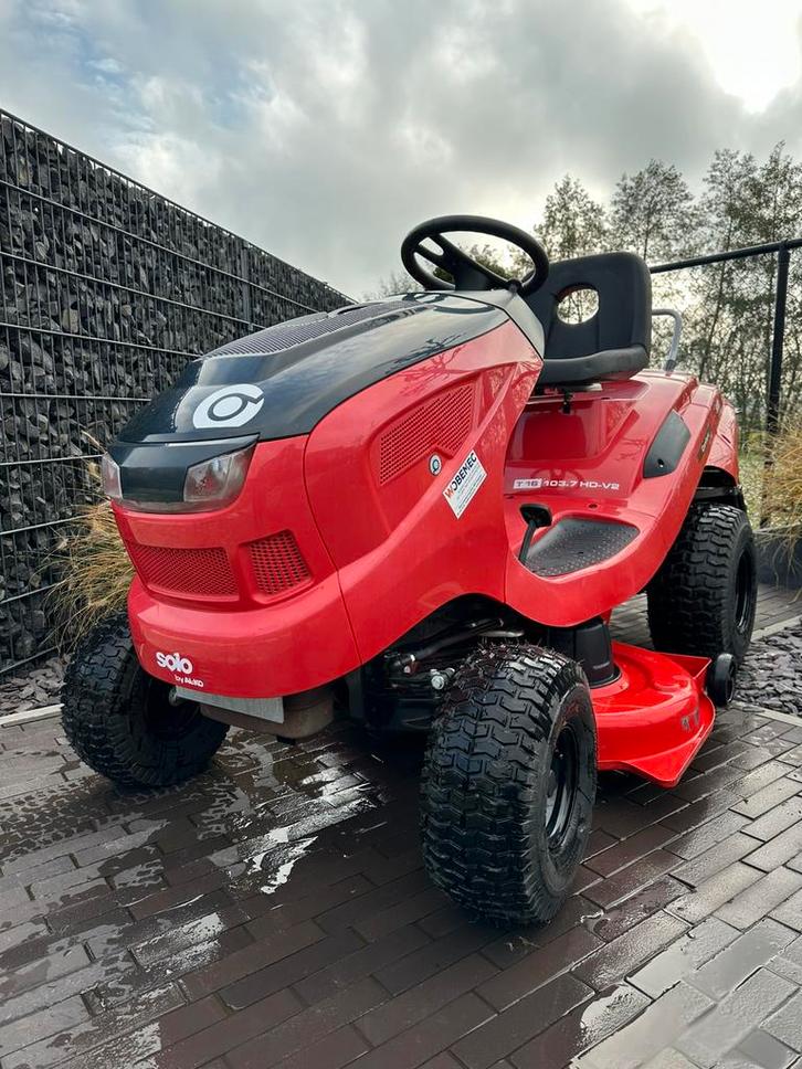 SOLO by AL-KO T16-103.7 HD V2 Ride, Tuin en Terras, Zitmaaiers, Zo goed als nieuw, Opvangbak, Ophalen
