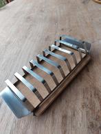 Toost rekje/vintage/ germany stainless steel/hout, Ophalen of Verzenden