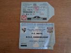 Tickets RSC Anderlecht FC Metz 1988, Ophalen of Verzenden, Gebruikt