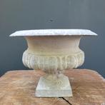 Franse klassieke gietijzeren vaas tuinvaas bloempot, Ophalen of Verzenden, Zo goed als nieuw