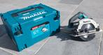 Makita cirkelzaag DHS660ZJ 18V 165mm met box, Doe-het-zelf en Bouw, Ophalen of Verzenden, Zo goed als nieuw, Cirkelzaag