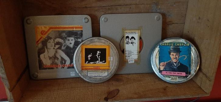 Vintage super 8 films Charlie Chaplin, Audio, Tv en Foto, Fotografie | Fotostudio en Toebehoren, Gebruikt, Overige typen, Ophalen