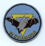ABL Belgische luchtmacht patch 11 sqn Alphajet met velcro, Verzamelen, Verzenden, Luchtmacht, Embleem of Badge