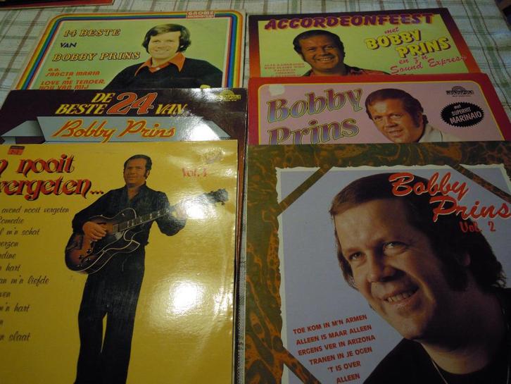 Bobby Prins 6 lp's voor € 5, Cd's en Dvd's, Vinyl | Nederlandstalig, Gebruikt, Ophalen of Verzenden