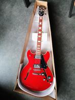 Harley Benton HB-35 Plus Cherry hollow body, Ophalen, Zo goed als nieuw, Hollow body, Overige merken