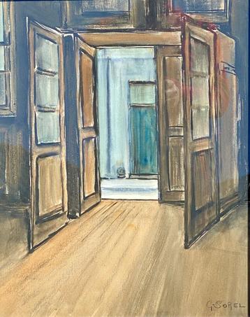 Aquarel Gustaaf Sorel (Oostende 1905-1981) beschikbaar voor biedingen