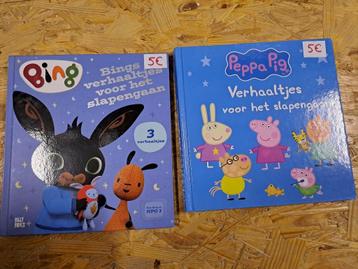 Voorleesboeken Bing en Peppa Pig beschikbaar voor biedingen