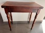 Antieken bridge tafel, Ophalen