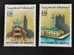 Maroc 2001 - édifices religieux en Belgique et Maroc, Timbres & Monnaies, Enlèvement ou Envoi, Maroc, Non oblitéré