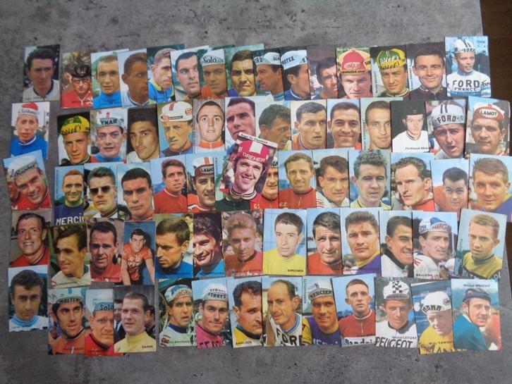 WIELRENNERS PRENTJES CHROMO's JAREN MIDDEN 60  70X, Hobby en Vrije tijd, Stickers en Plaatjes, Ophalen of Verzenden