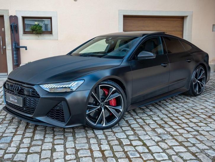 Audi RS7/Pack Dynamique +/Soft Close/HUD/ACC/360/RS Design, Auto's, Audi, Bedrijf, Te koop, RS7, 360° camera, 4x4, ABS, Achteruitrijcamera