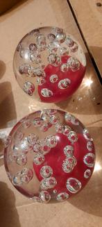 2 presse-papiers en verre, Enlèvement ou Envoi