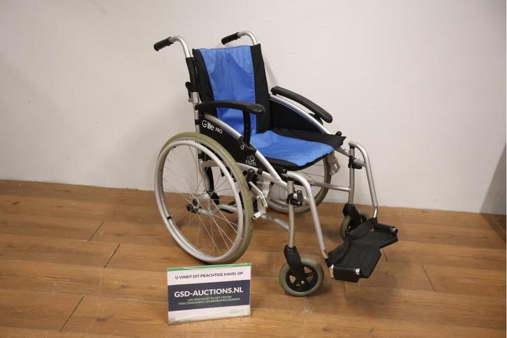 Aluminium Rolstoel met Voetsteunen van Excel, Diversen, Rolstoelen, Ophalen of Verzenden